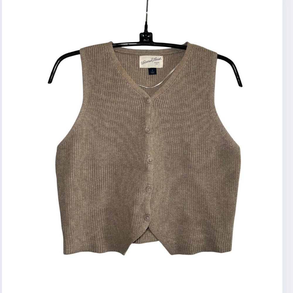 Universal Thread Tan Knit Vest